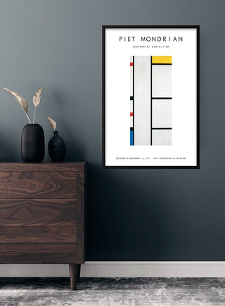 Póster de exposición Piet Mondrian