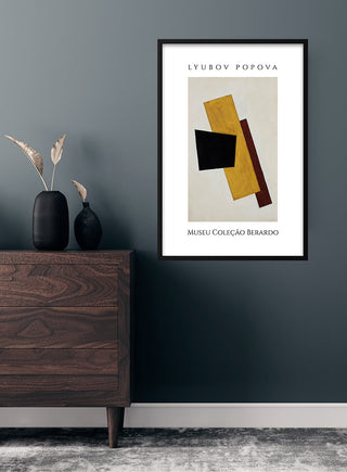 Póster de exposición Lyubov Popova