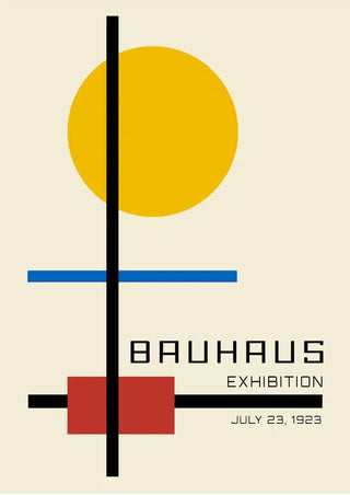 Póster de exposición Bauhaus