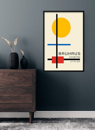 Póster de exposición Bauhaus