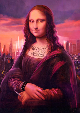Póster de la Mona Lisa moderna