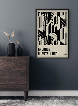 Póster de la exposición Bauhaus 1919