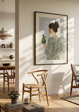 Woman and the Pear - Annika Persson