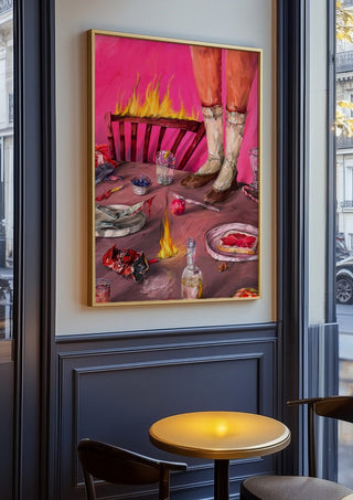 Surreal Burning Table - Natascha Baumgärtner