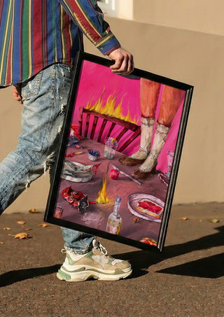 Surreal Burning Table - Natascha Baumgärtner