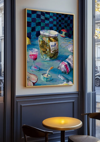 Messy Kitchen Table Still Life - Natascha Baumgärtner