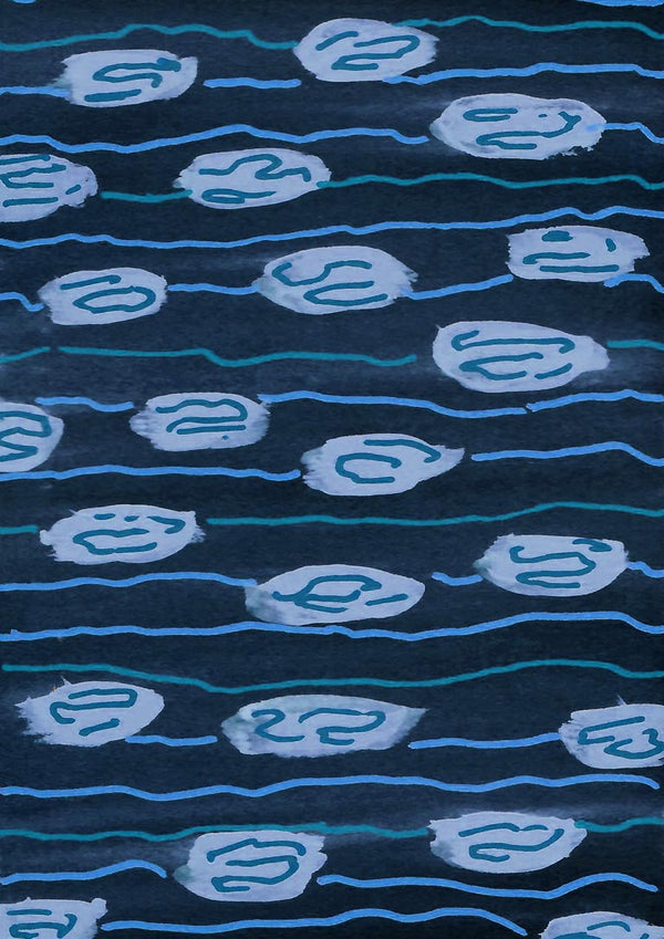 Patrones de agua azul - Lori Ann Folz