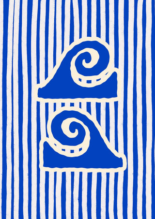 Olas azules del océano - Treechild
