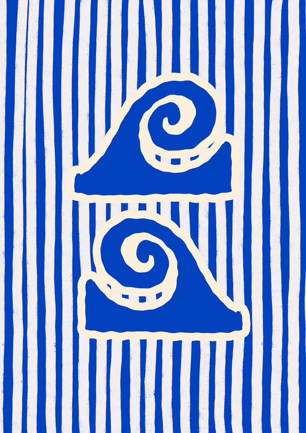 Olas azules del océano - Treechild