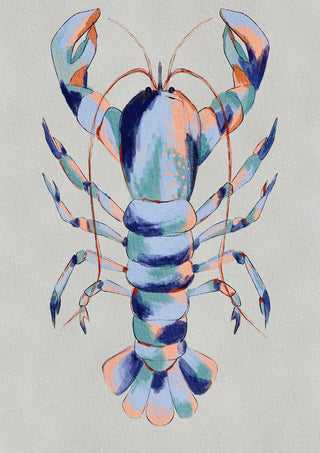 Langosta azul colorida - Nikita Jariwala