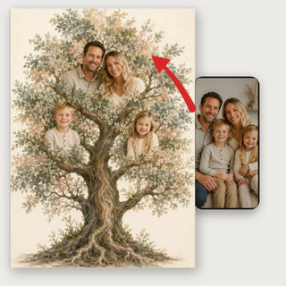 Nuestro árbol genealógico - Póster personalizado