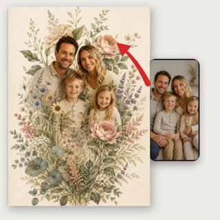 Jardín familiar - Póster personalizado