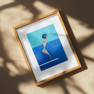 Clavadista de piscina de verano - Awol Art Alex