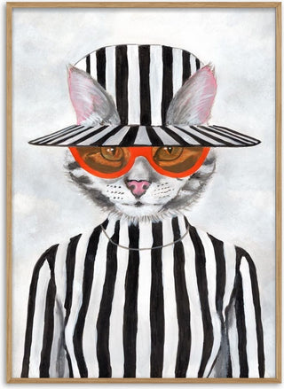 Cat in stripy mood - Coco de Paris