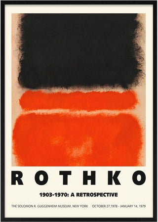 A Retrospective - Mark Rothko Poster