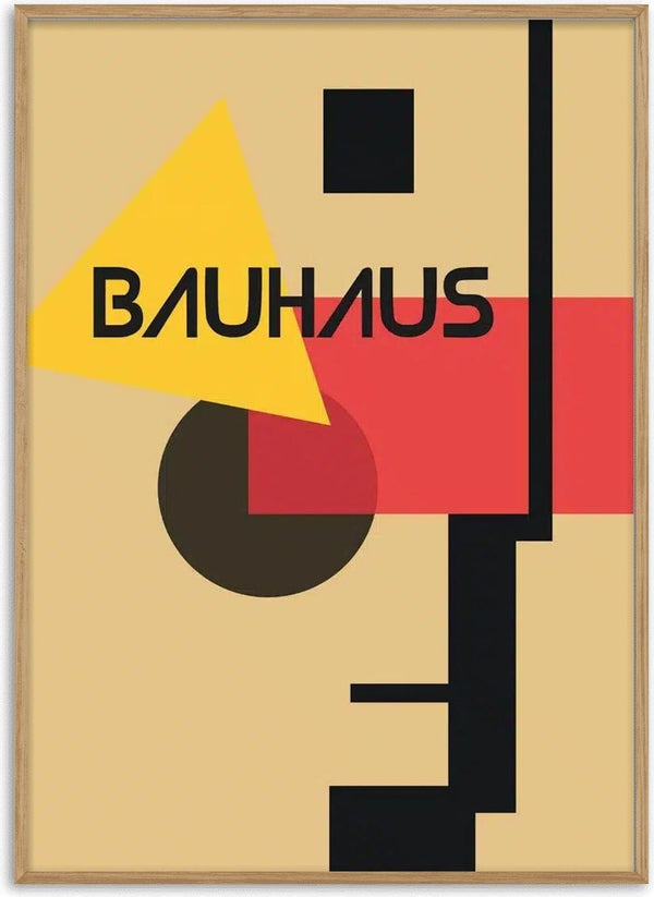 Póster retro Bauhaus