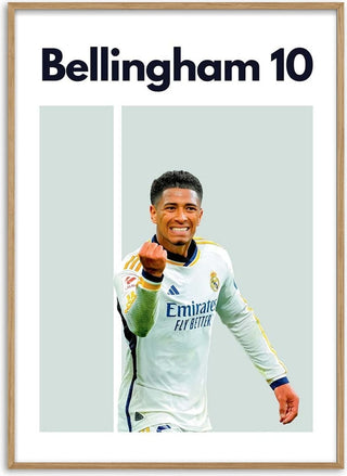 Bellingham Real Madrid Football Postert