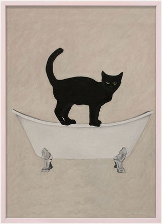 Black Cat on Bathtub - Coco de Paris