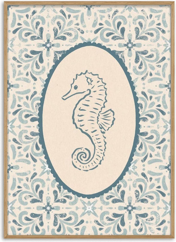 Medallón de caballito de mar costero - Katarzyna Gąsiorowska