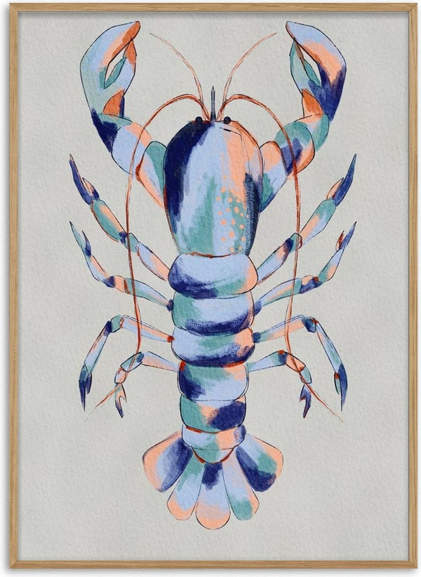 Langosta azul colorida - Nikita Jariwala