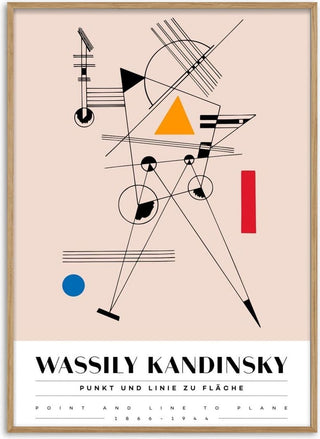 Kandinsky - Punkt und Linie Poster