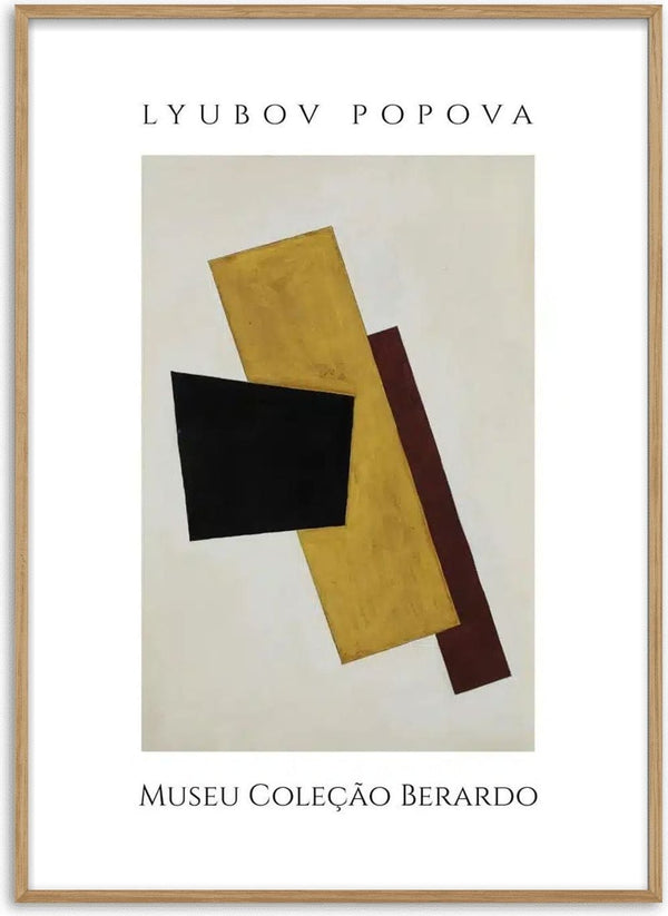 Lyubov Popova exhibition poster