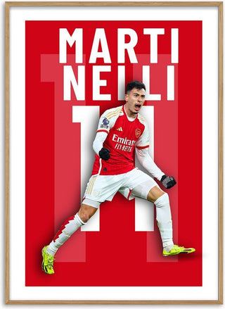 Martinelli - Arsenal Football Poster