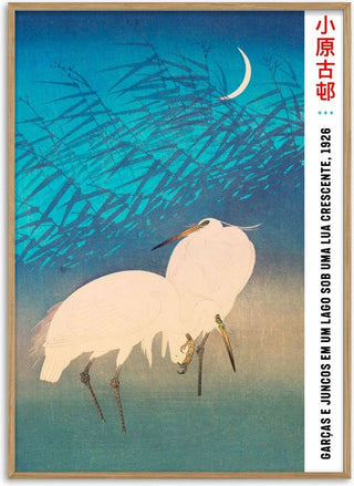 Ohara Koson - Two Cranes Poster