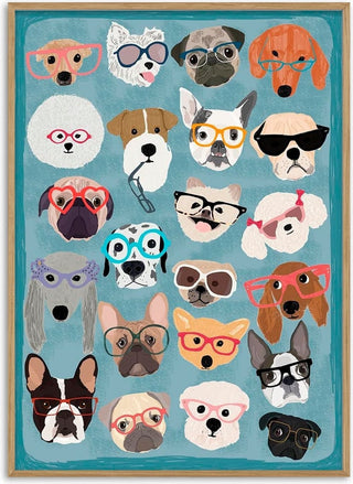 Puzzle Dogs In Glasses