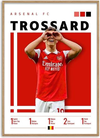 Trossard - Arsenal Football Poster