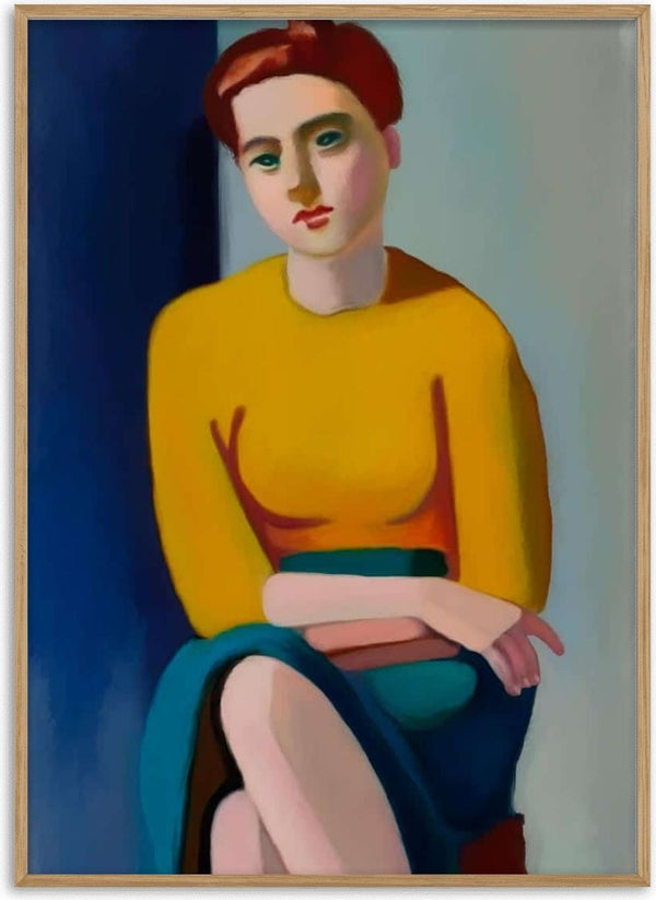 VILHELM LUNDSTRØM- Portrait of Hanne poster