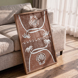 Vieiras de playa tropical - Shatha Al Dafai