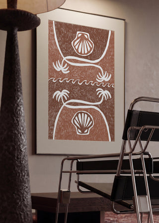 Vieiras de playa tropical - Shatha Al Dafai