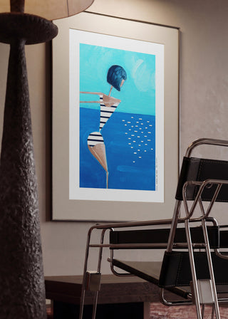 Mujer buceando - Awol Art Alex