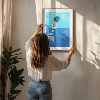 Mujer buceando - Awol Art Alex